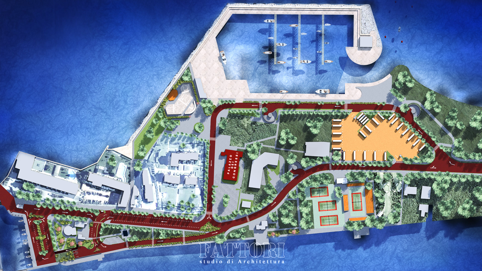 Studio di Architettura Fattori Fausto - viabilità sirmione progetto
