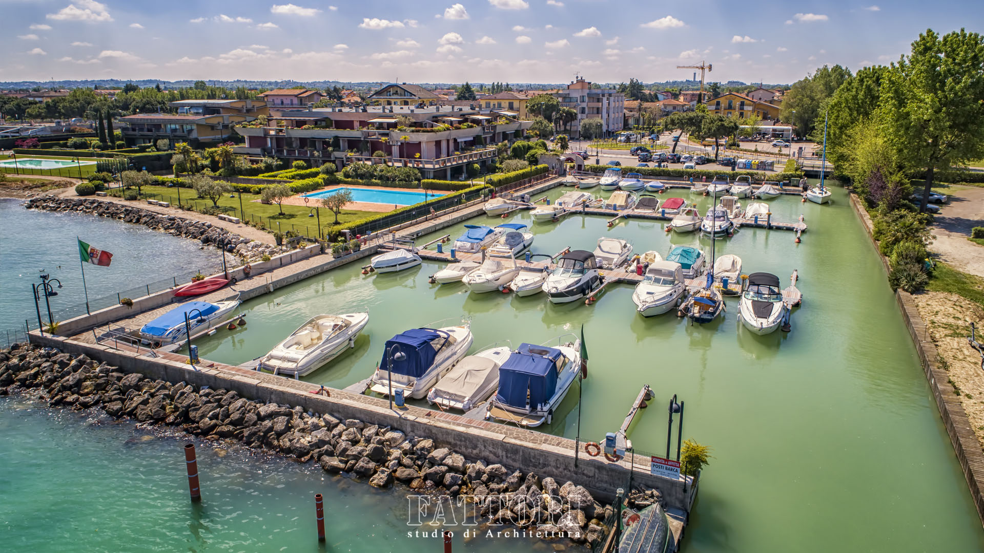 Studio di Architettura Fattori Fausto - Porto Riel - progetto porto privato sirmione lago di garda