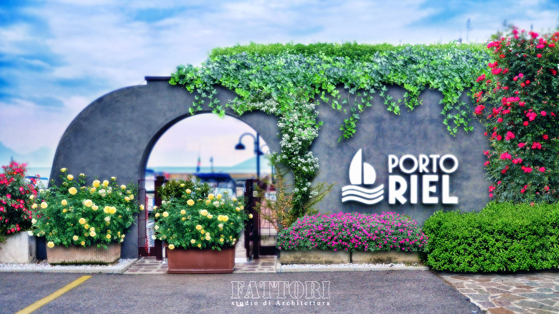 Studio di Architettura Fattori Fausto - Porto Riel - progetto porto privato sirmione lago di garda