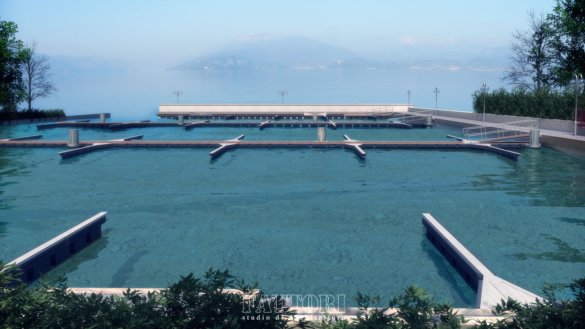 Studio di Architettura Fattori Fausto - Porto Riel - progetto porto privato sirmione lago di garda