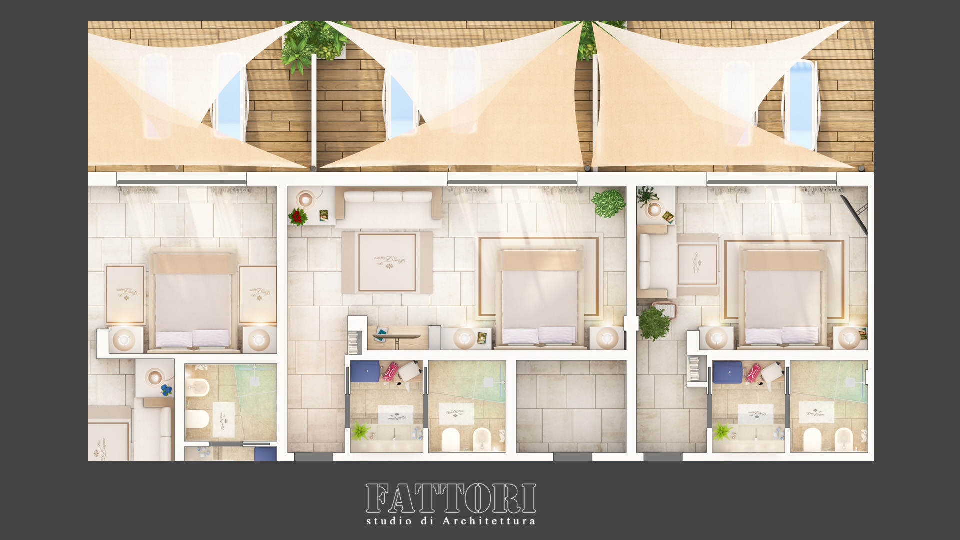 Studio di Architettura Fattori Fausto - Hotel Baia delle Zagare - Mattinata - Proposta progetto riorganizzazione interna camere_2