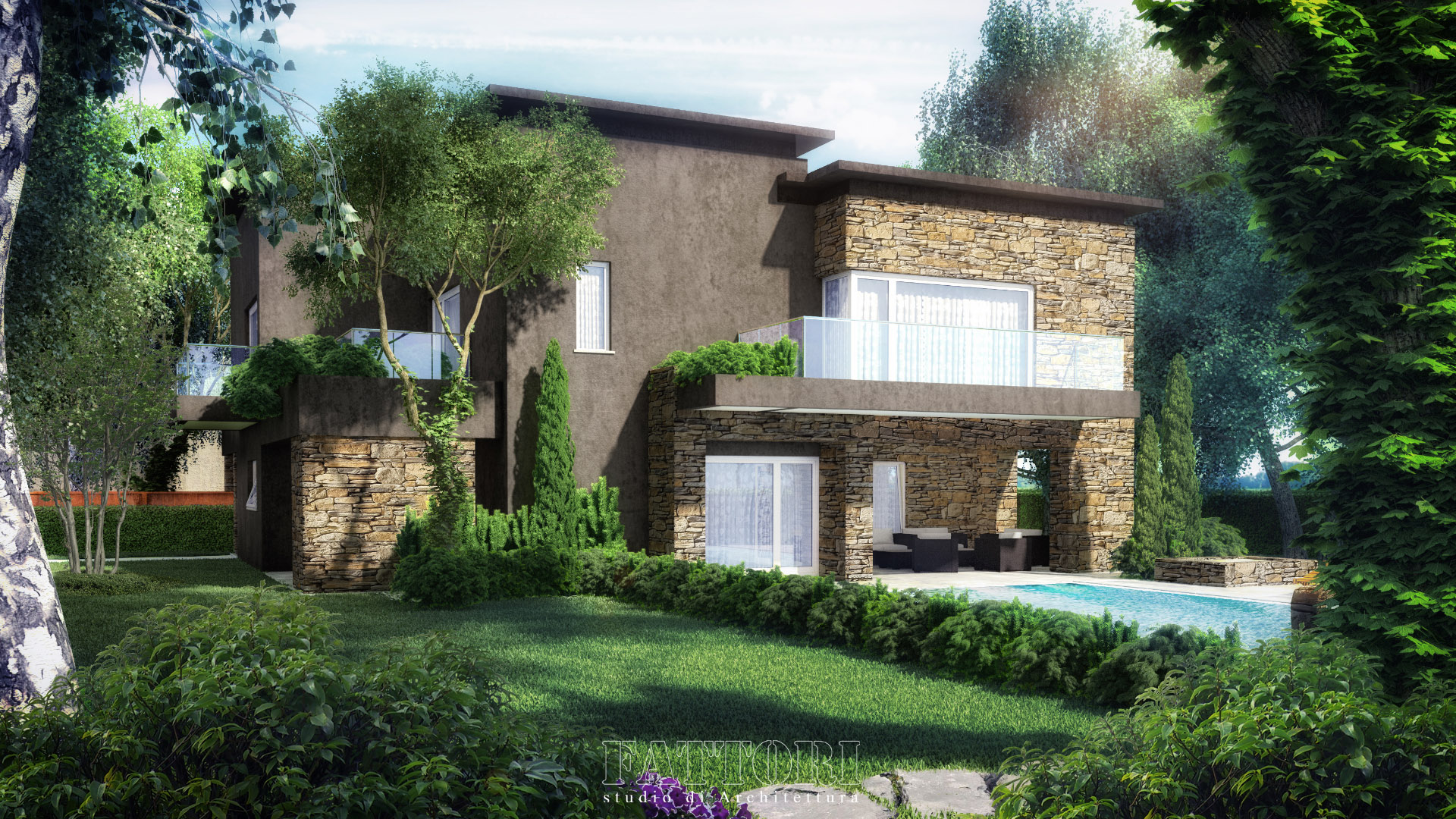 Studio di Architettura Fattori Fausto_progetto villa residenziale_1
